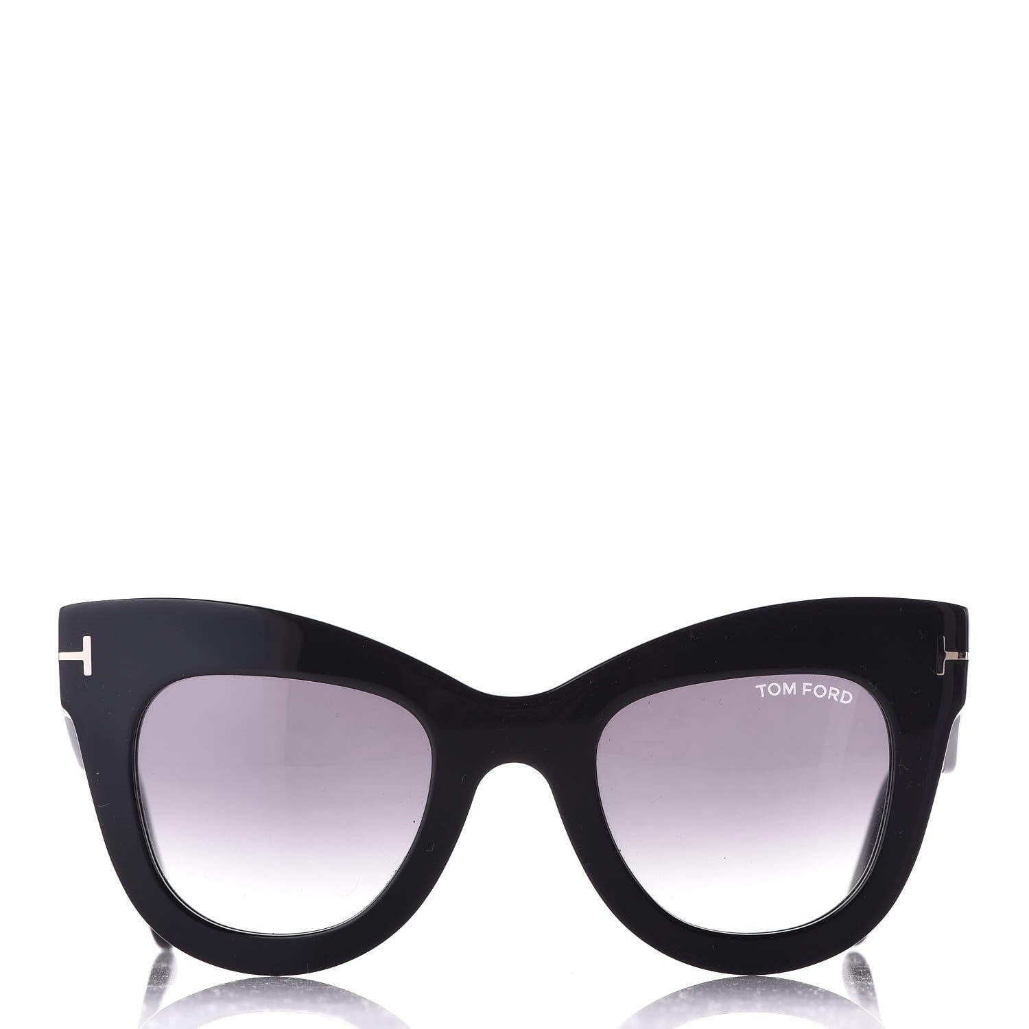 Tom Ford Karina Cat Eye Sunglasses TF612 Black 3 of 7