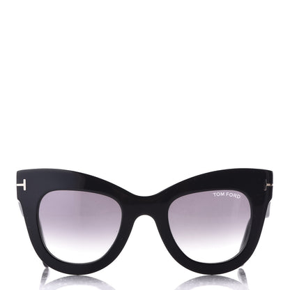 Tom Ford Karina Cat Eye Sunglasses TF612 Black 3 of 7