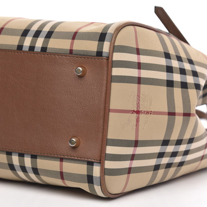 Burberry Horseferry Check Small Canterbury Tote Honey 10 of 12