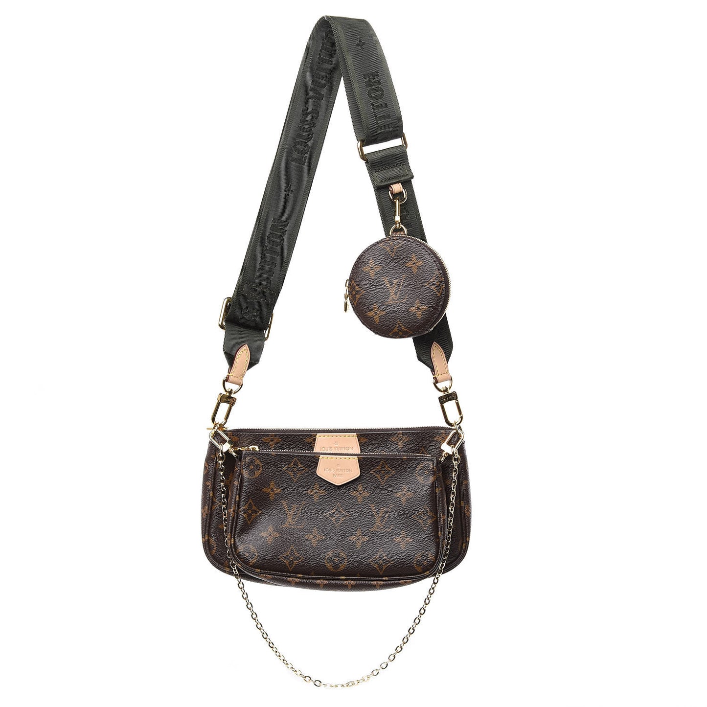 Monogram Multi Pochette Accessories Kaki