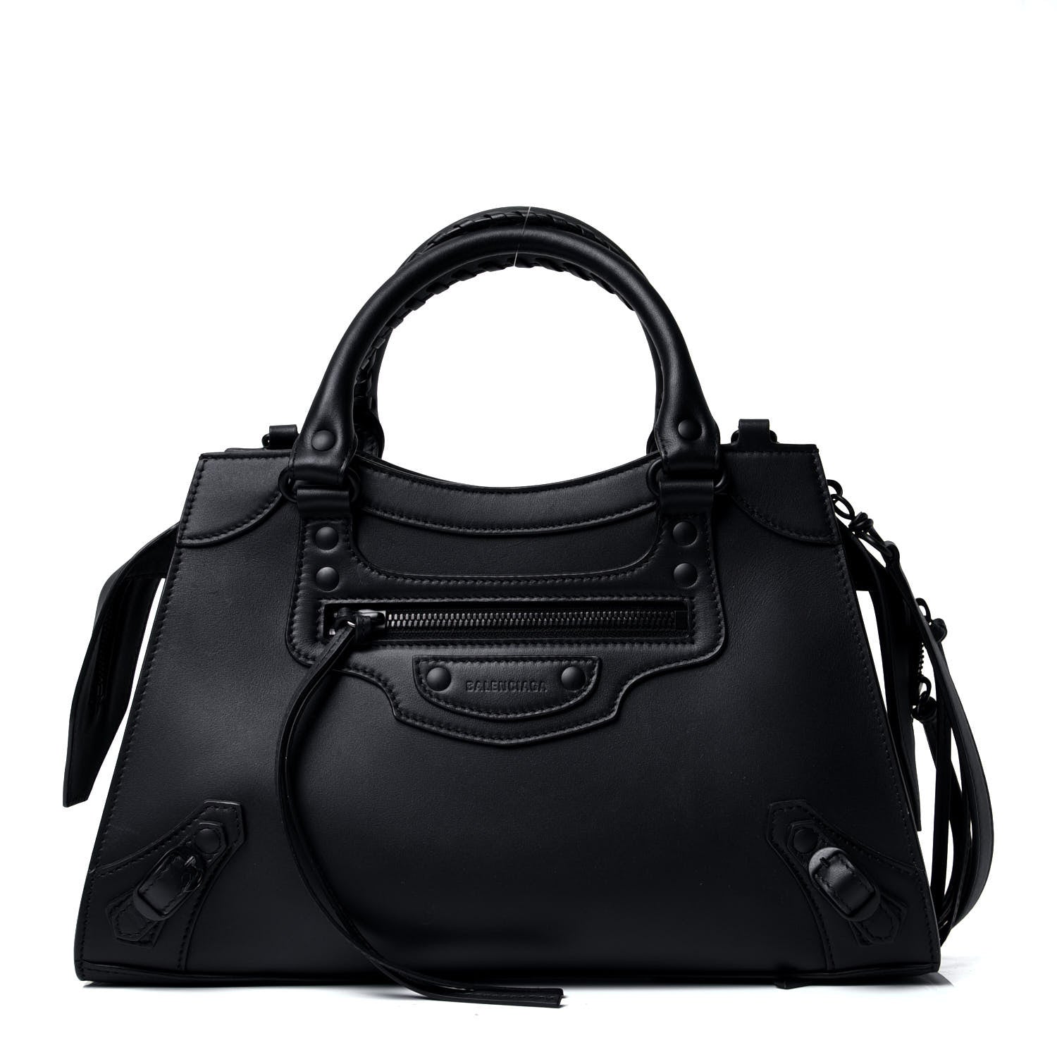 Balenciaga Smooth Calfskin Neo Classic Black Hardware S City Black 1 of 4