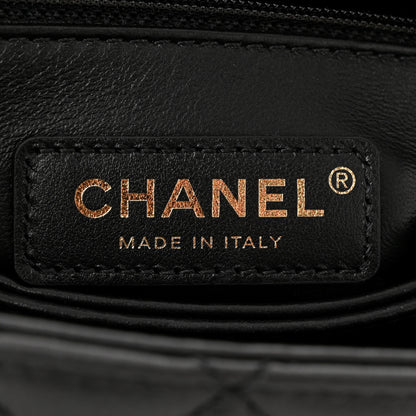 Chanel Calfskin Strass Quilted Mini Coco Handle Flap Black 6 of 11