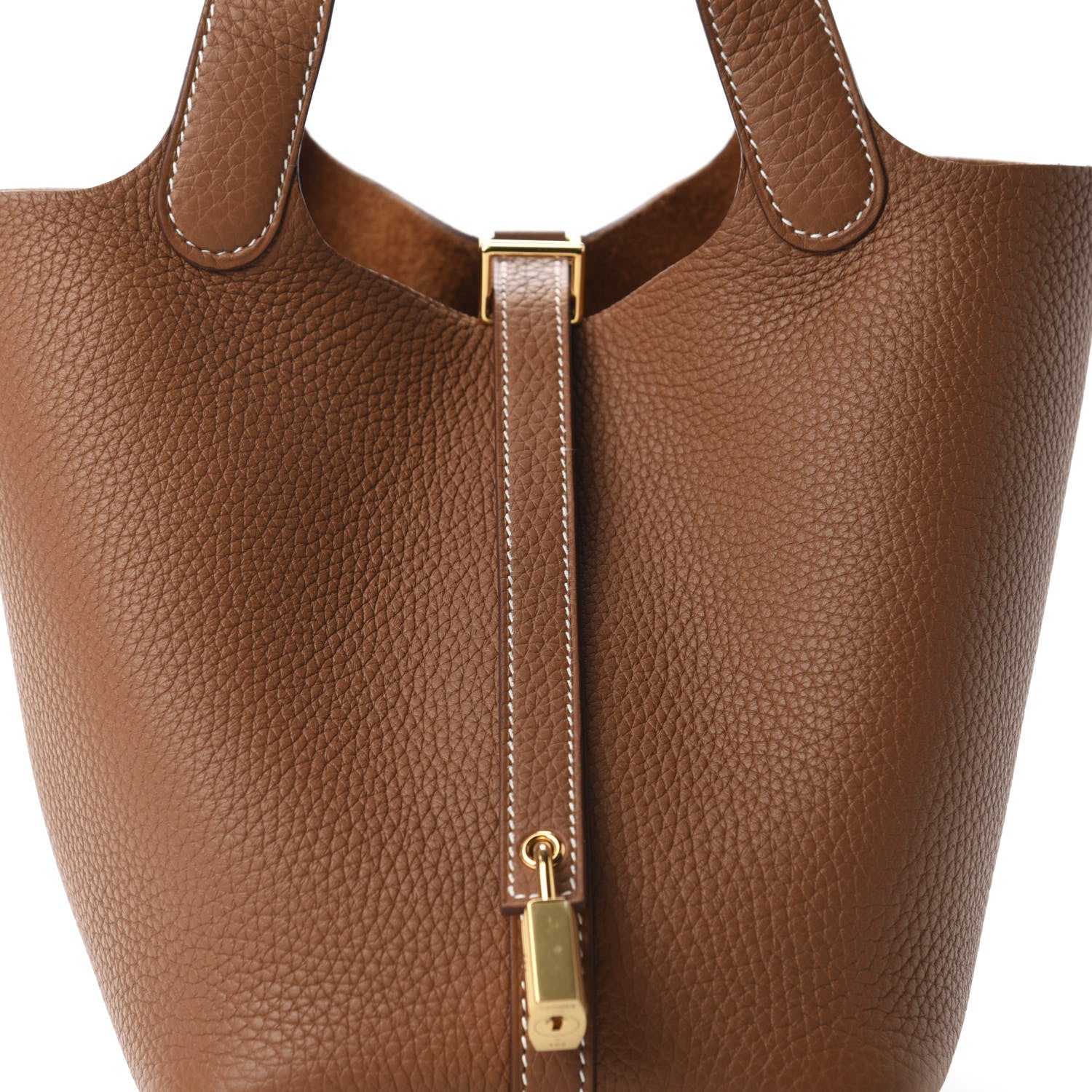 Hermes Taurillon Clemence Picotin Lock 18 PM Gold 10 of 11