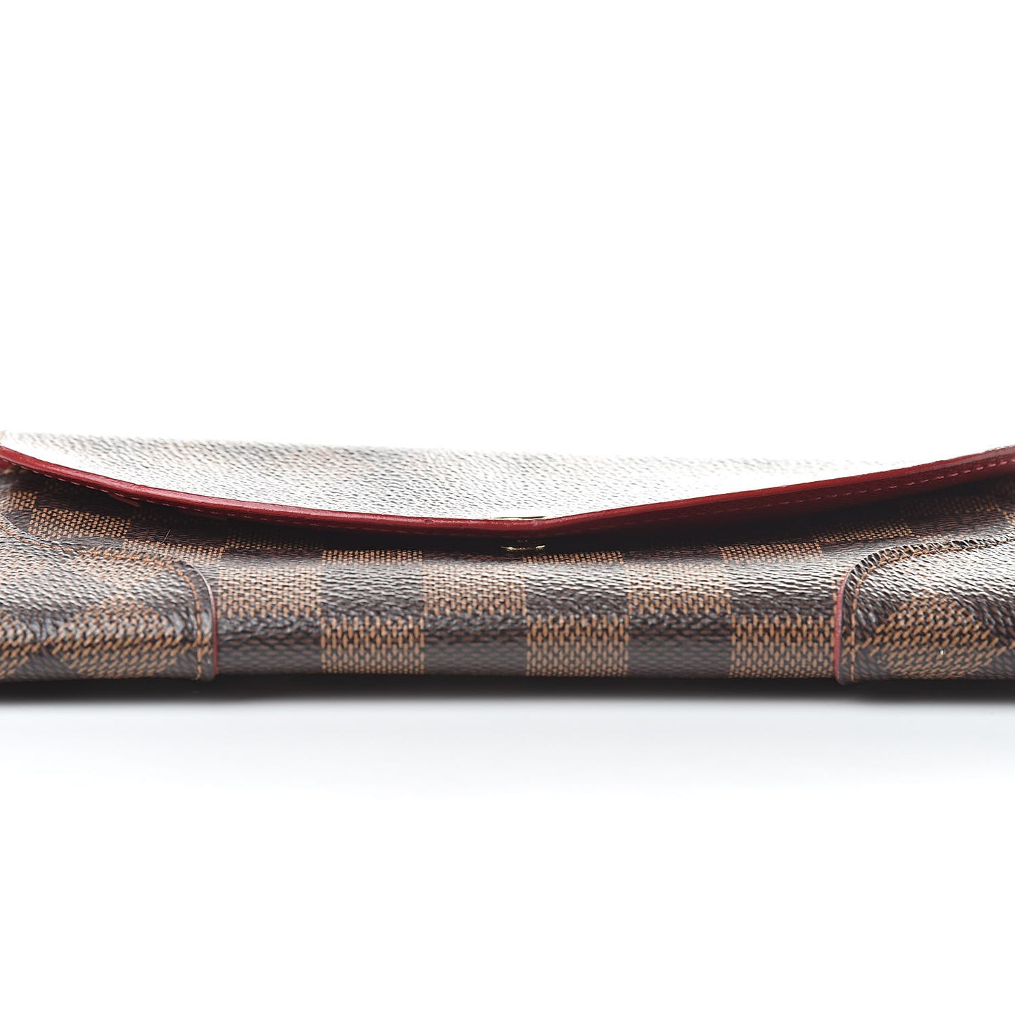 Damier Ebene Caissa Wallet Cherry