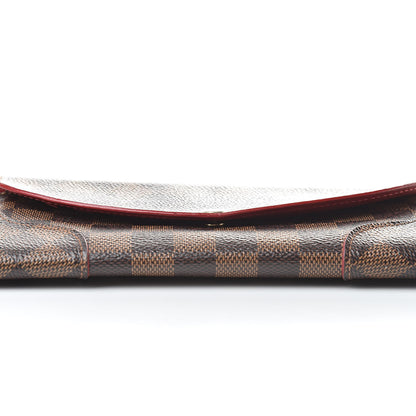 Louis Vuitton Damier Ebene Caissa Wallet Cherry 11 of 12