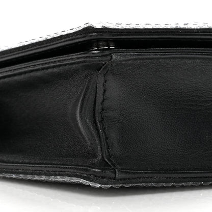 Miu Miu Nappa Crystal Starlight Mini Clutch Bag Black 9 of 9