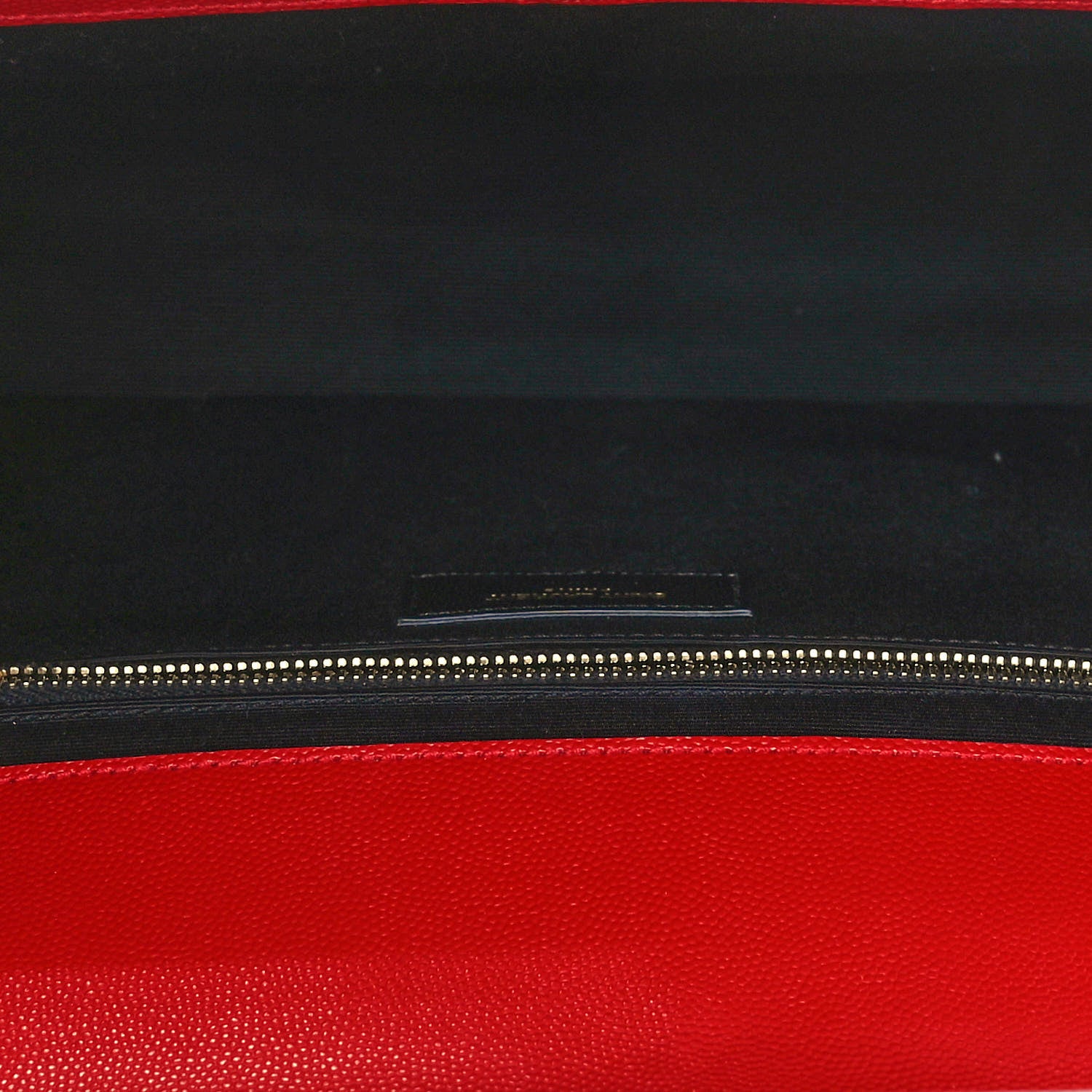 Saint Laurent Grain De Poudre Matelasse Chevron Large Monogram Satchel Lipstick Red 4 of 8