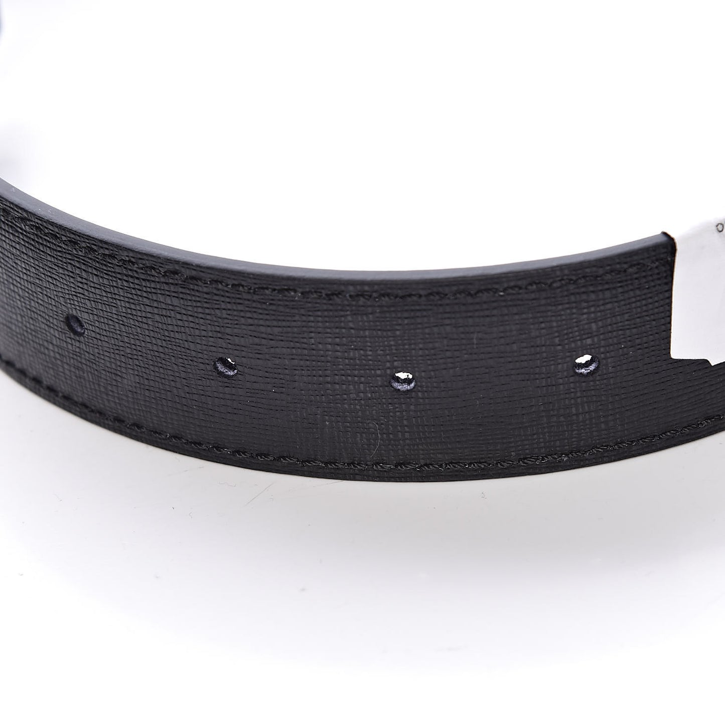 Vitello Icon Belt Black Ruthenium