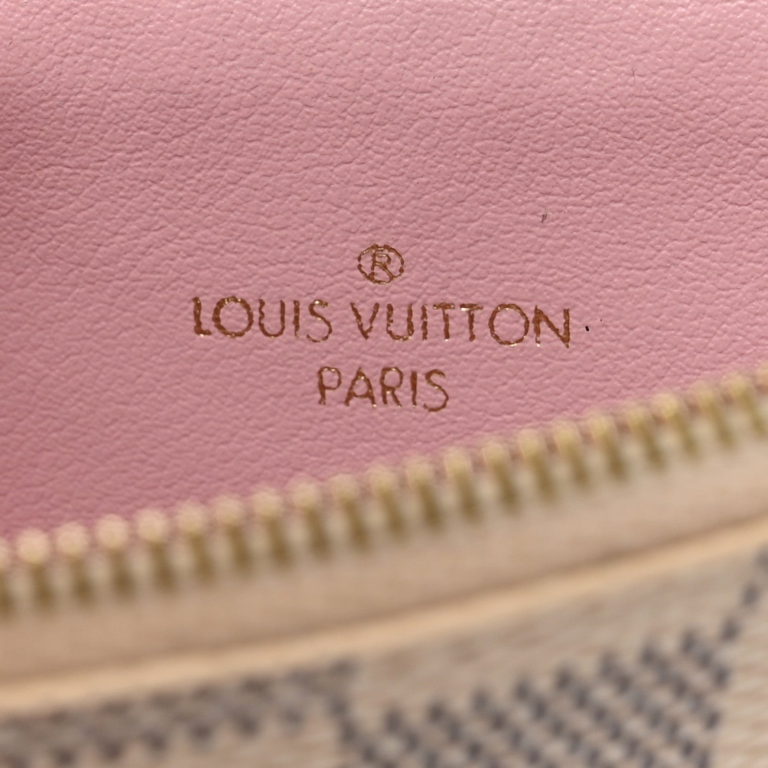 Louis Vuitton Damier Azur Pochette Felicie Chain Wallet Rose Ballerine 11 of 16
