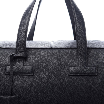 Tom Ford Grained Calfskin Medium T Line Briefcase Black 10 of 10