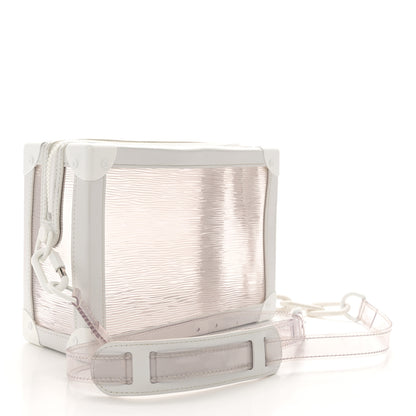 Louis Vuitton Calfskin PVC Epi Plage Soft Trunk Optic White 3 of 10