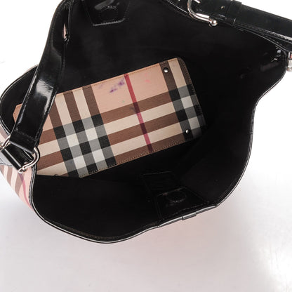 Burberry Nova Check Hobo Black 5 of 8