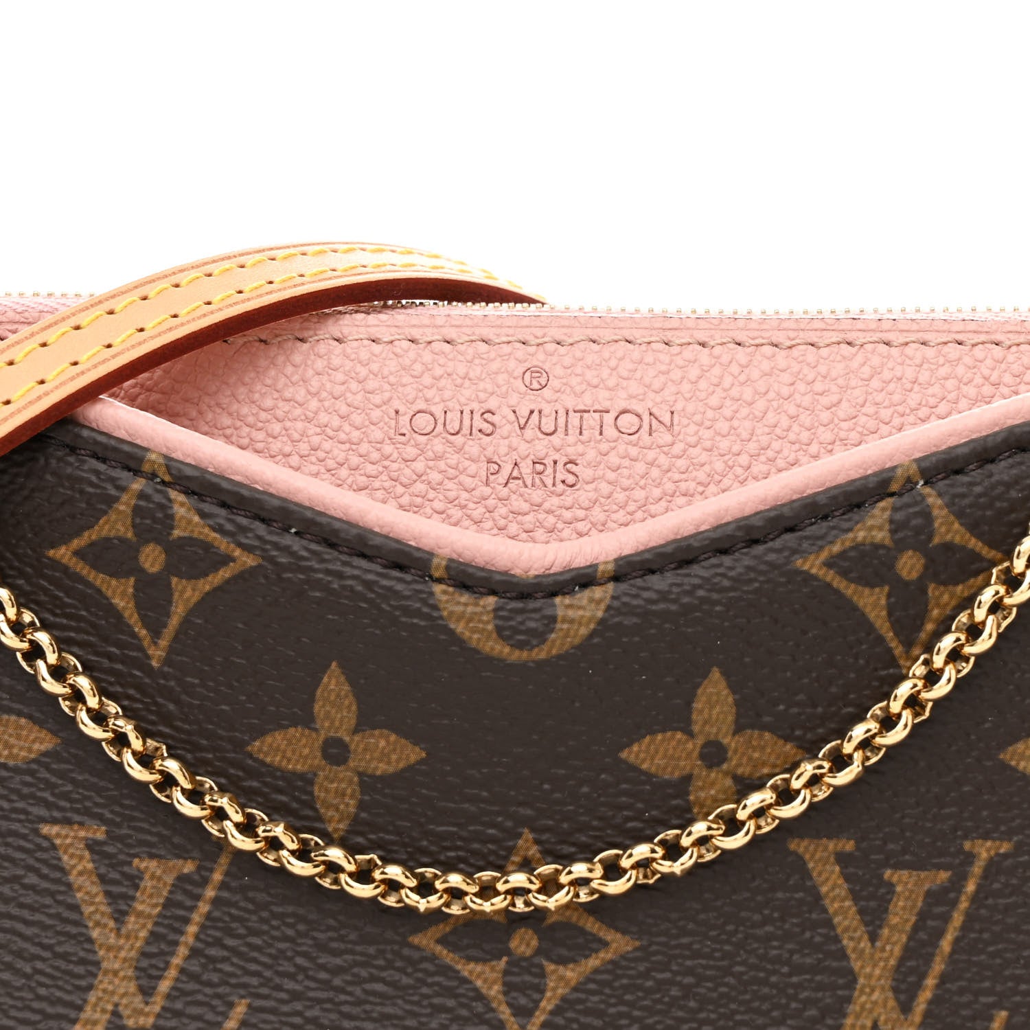 Louis Vuitton Monogram Pallas Clutch Rose Poudre 9 of 11