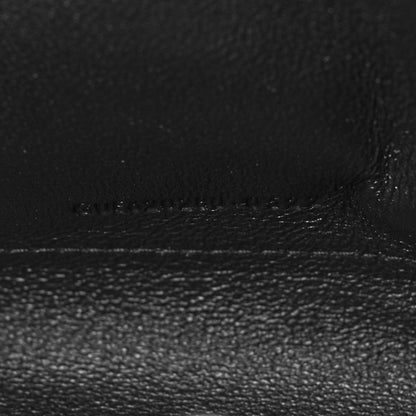 Saint Laurent Grain De Poudre Mixed Matelasse Triquilt Monogram Chain Wallet Dark Beige 8 of 12
