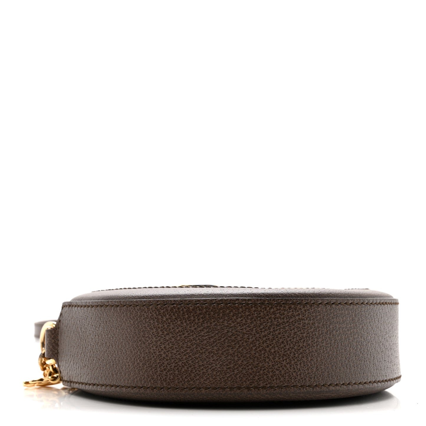 GG Supreme Monogram Web Mini Ophidia Round Shoulder Bag Brown