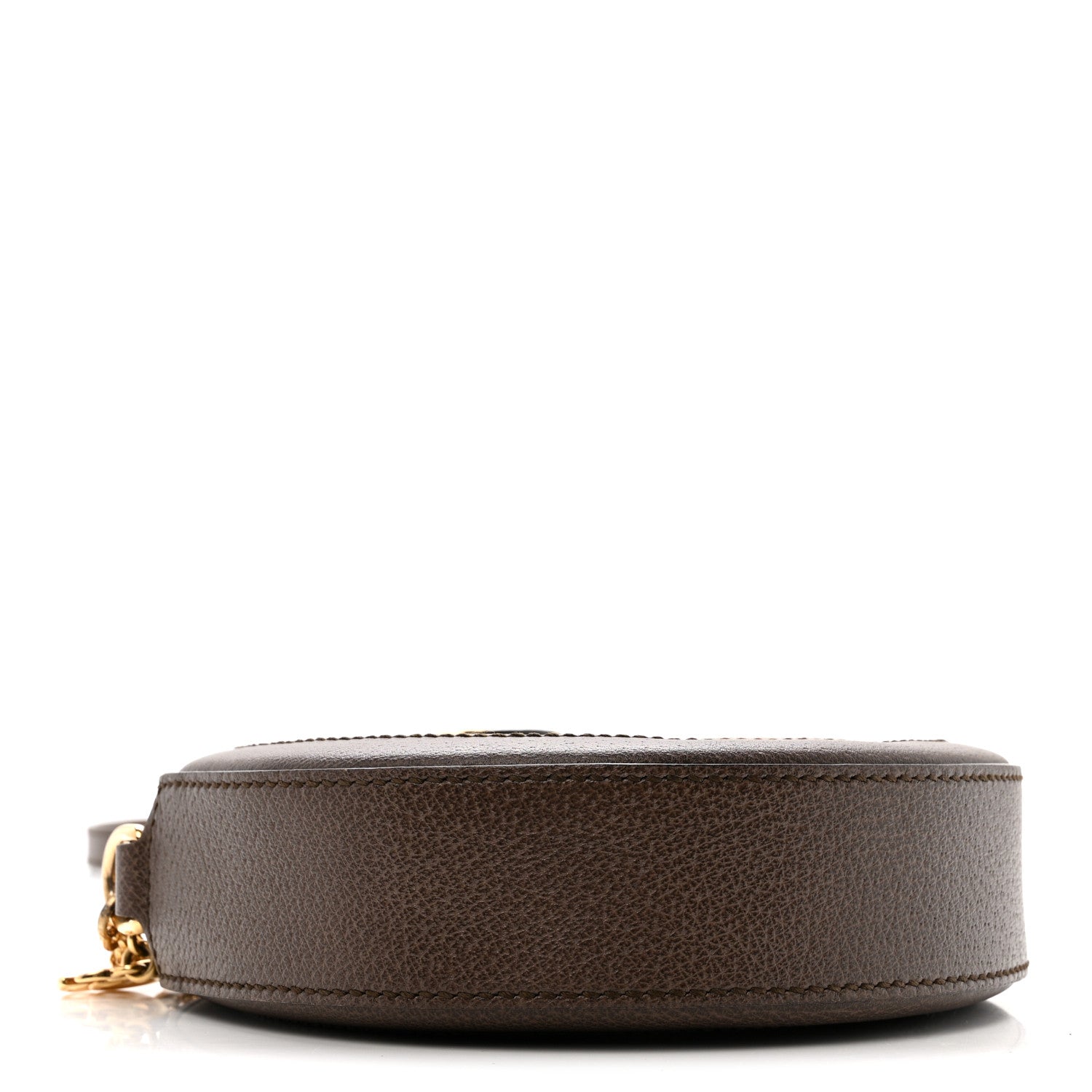 Gucci GG Supreme Monogram Web Mini Ophidia Round Shoulder Bag Brown 4 of 13