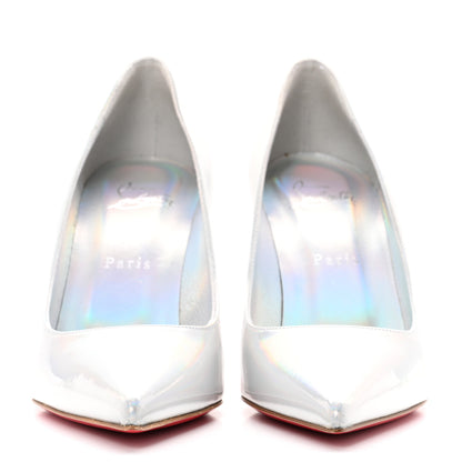Christian Louboutin Patent Psychic Kate 85 Pumps 38 White 2 of 8