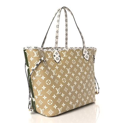 Louis Vuitton Monogram Giant Neverfull MM Kaki 4 of 10
