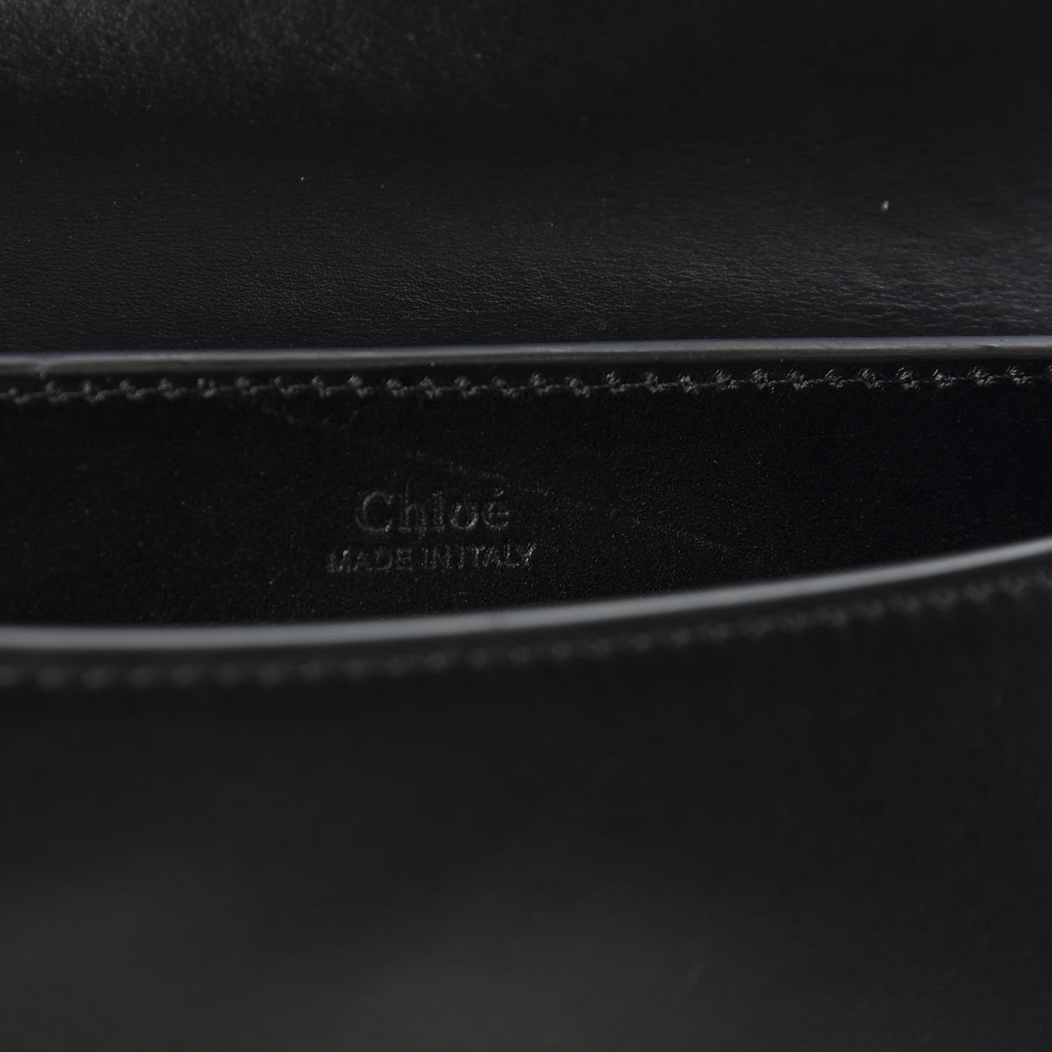 Chloe Calfskin Suede C Belt Bag Black 7 of 8