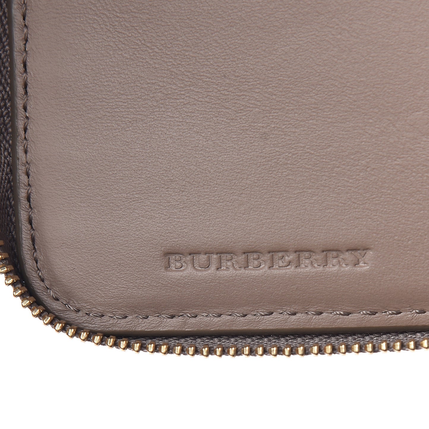 Patent London Medium Marston Zip Around Wallet Pale Grey