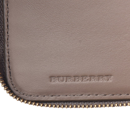 Burberry Patent London Medium Marston Zip Around Wallet Pale Grey 6 of 7