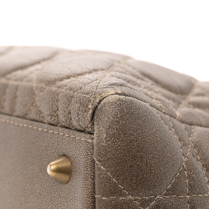 Christian Dior Metallic Lambskin Cannage Medium Lady Dior Bronze 12 of 12