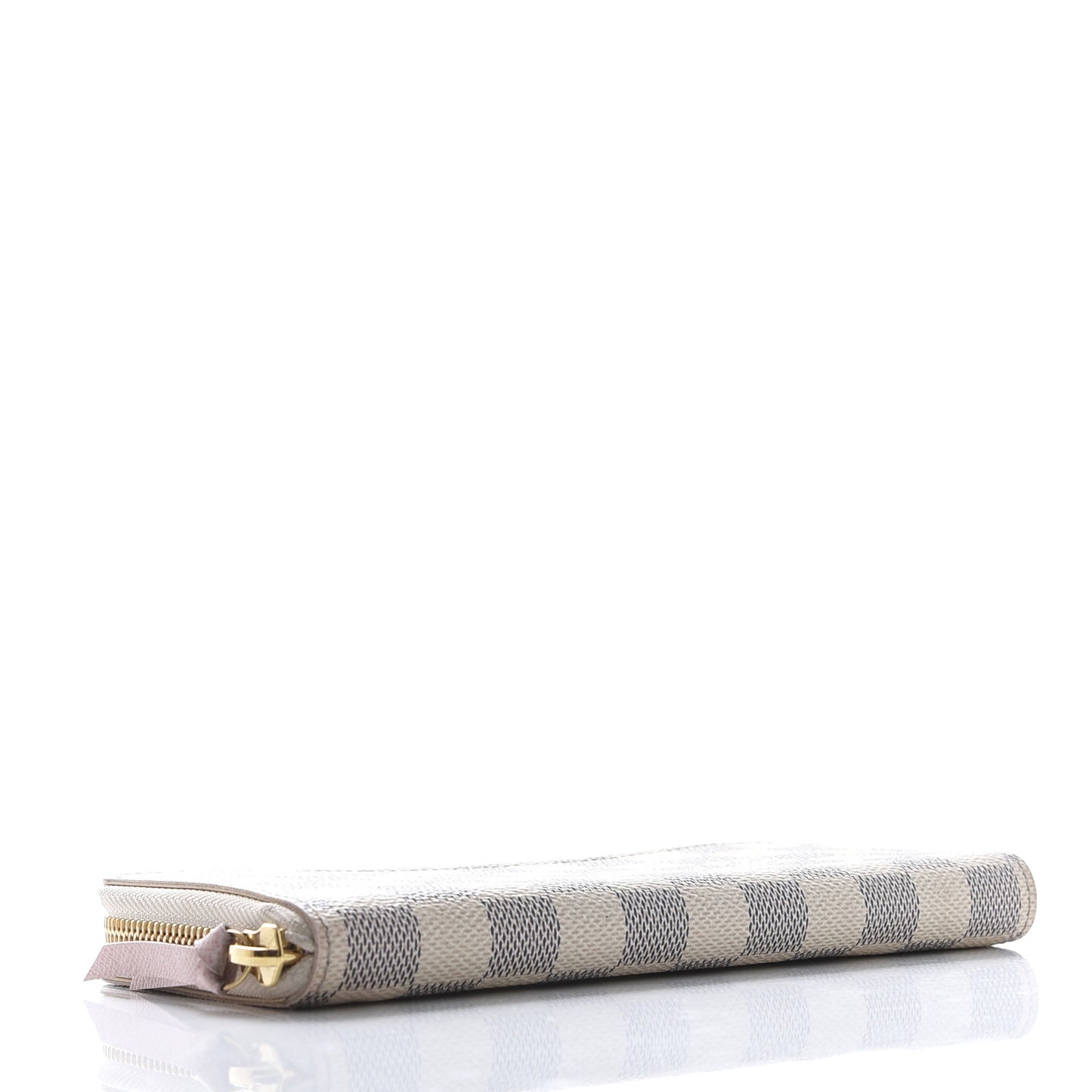 Damier Azur Clemence Wallet Rose Ballerine