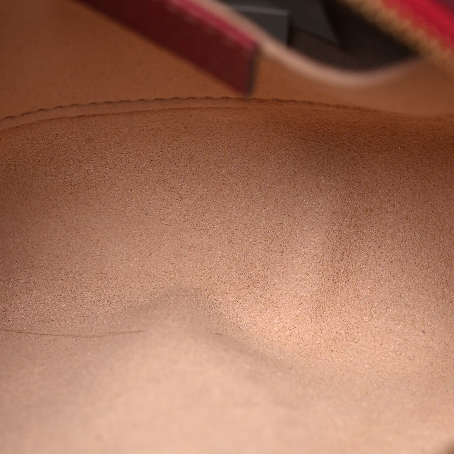 GG Supreme Monogram Flora Web Mini Ophidia Shoulder Bag Red