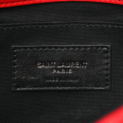 Saint Laurent Lambskin Patchwork Monogram Small Jamie Red 6 of 13