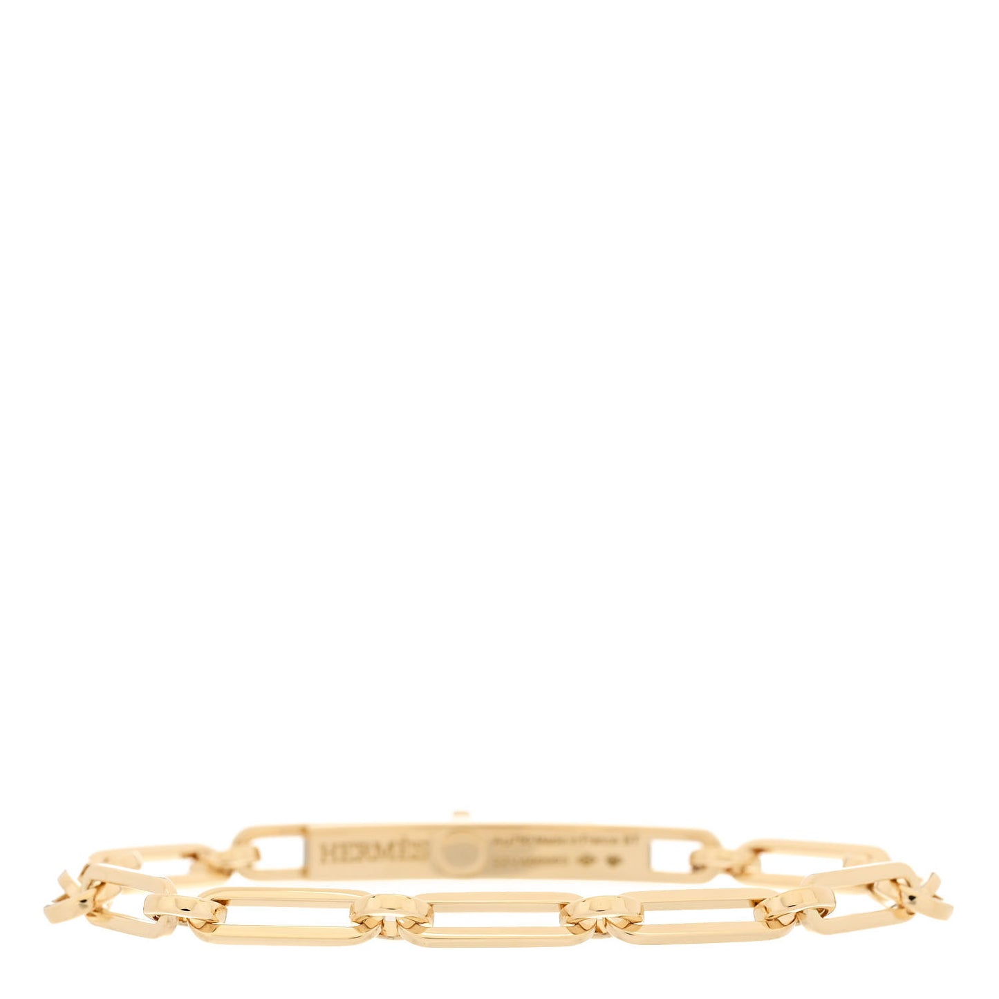 18K Yellow Gold Diamond PM Kelly Chaine Bracelet ST