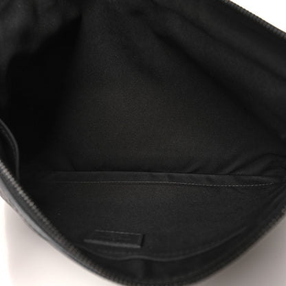Louis Vuitton Calfskin Monogram Shadow Discovery Pochette Black 5 of 10