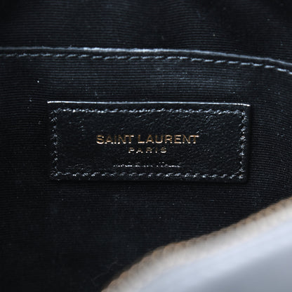 Saint Laurent Calfskin Matelasse Monogram Lou Camera Bag Asphalt 7 of 8