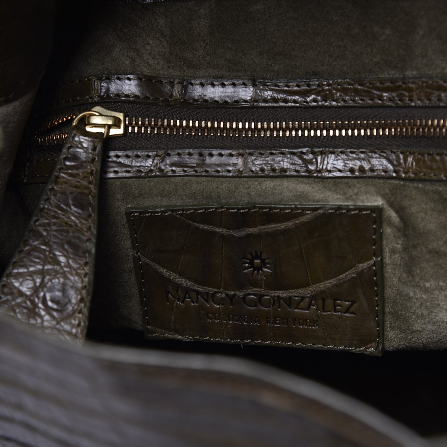 Crocodile Backpack Green