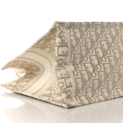 Christian Dior Oblique Medium Book Tote Gold Multicolor 8 of 11