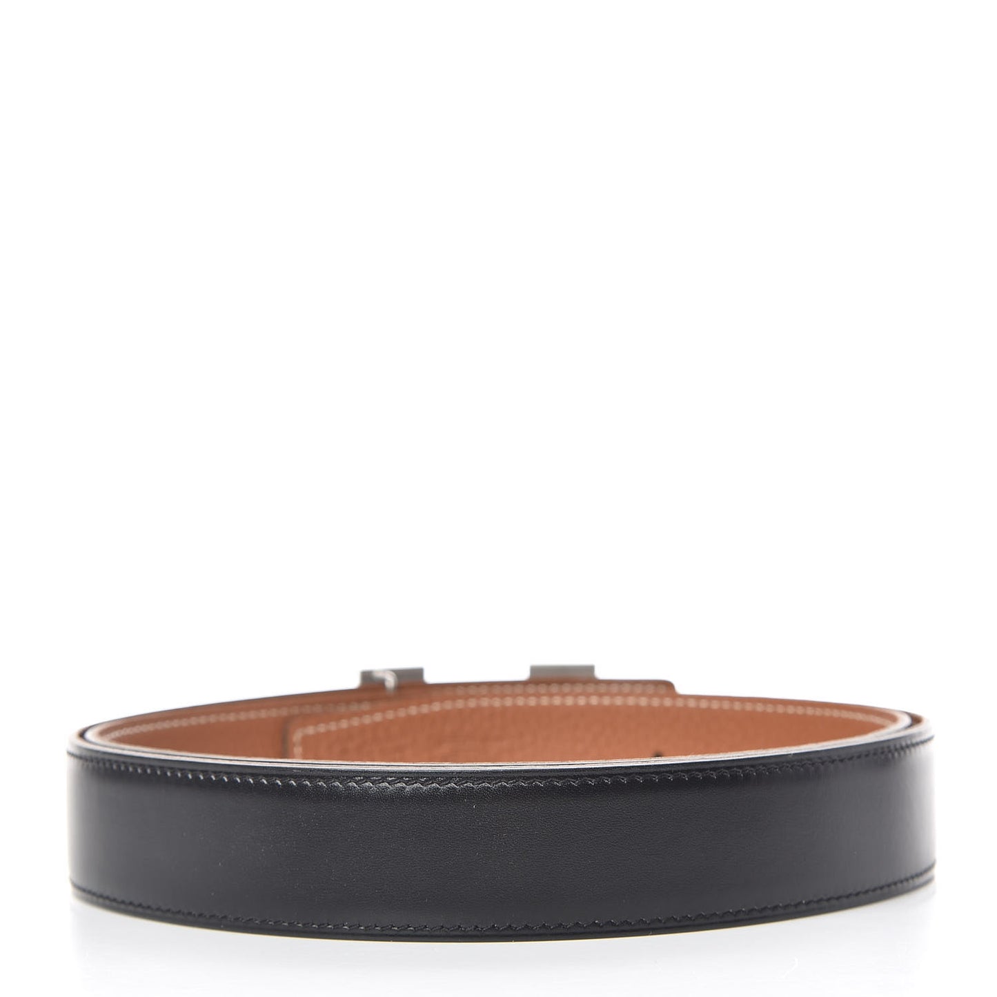 Box Togo Strie 32mm H Belt 105 Black Gold