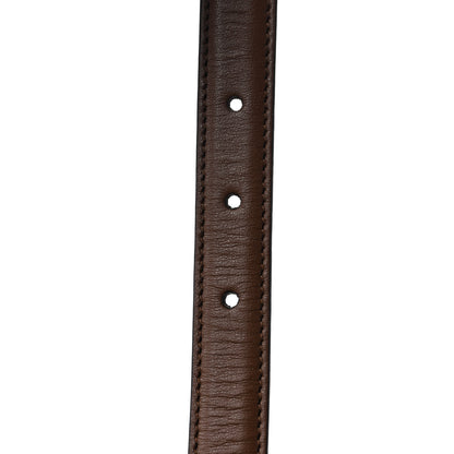 Gucci Calfskin Interlocking G Buckle Belt 90 36 Brown Sugar 5 of 6