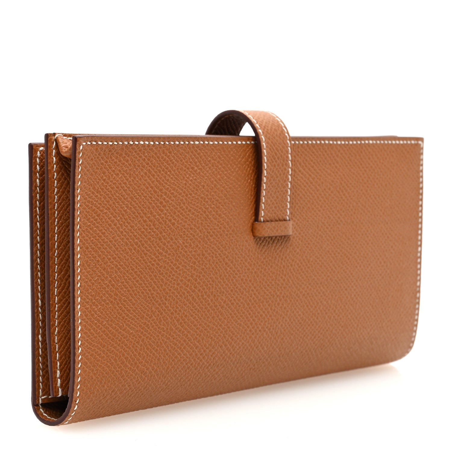 Hermes Epsom Bearn Gusset Wallet Gold 3 of 6