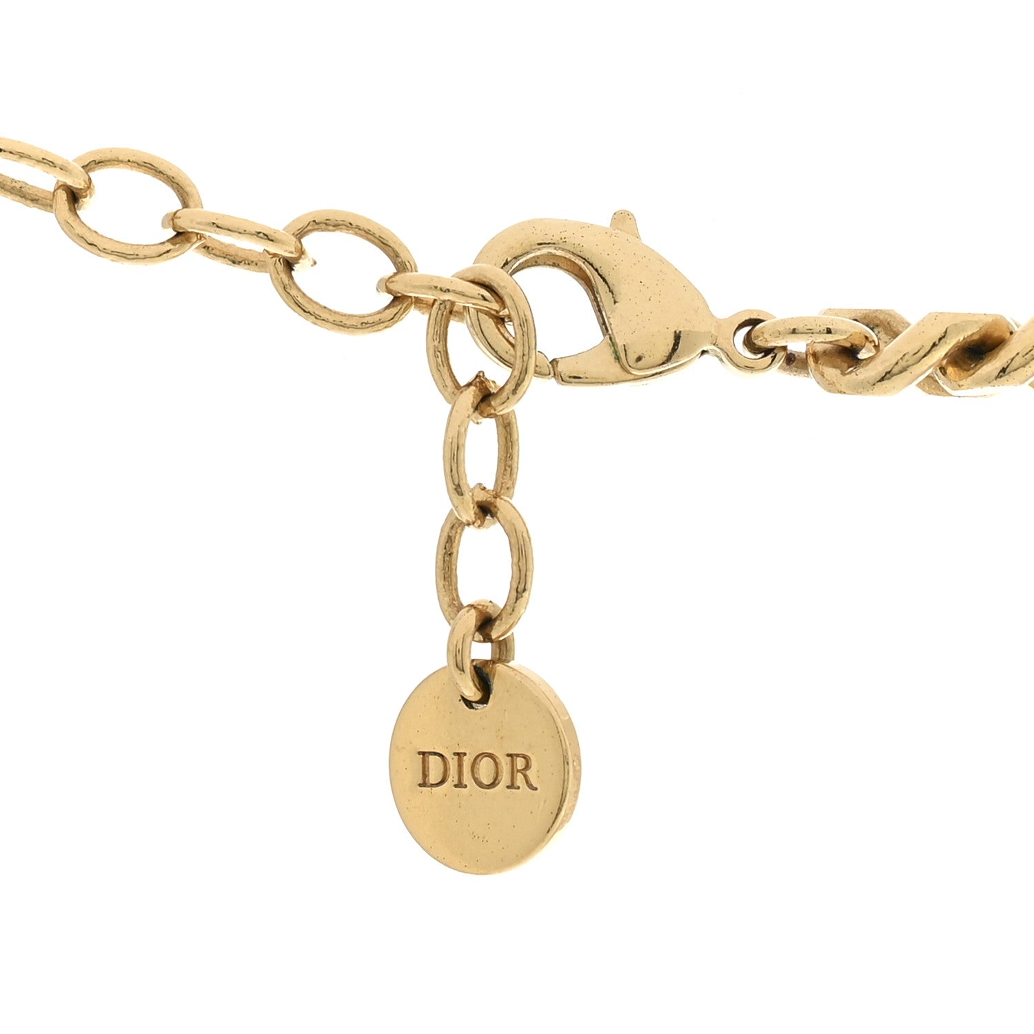 Christian Dior Metal Crystal Dio(r)evolution Choker Gold 5 of 5