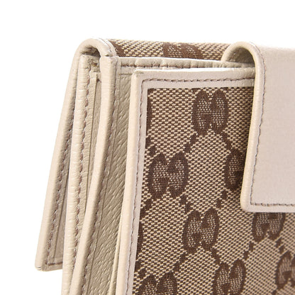 Gucci Monogram Princy Compact French Flap Wallet Off White 5 of 9