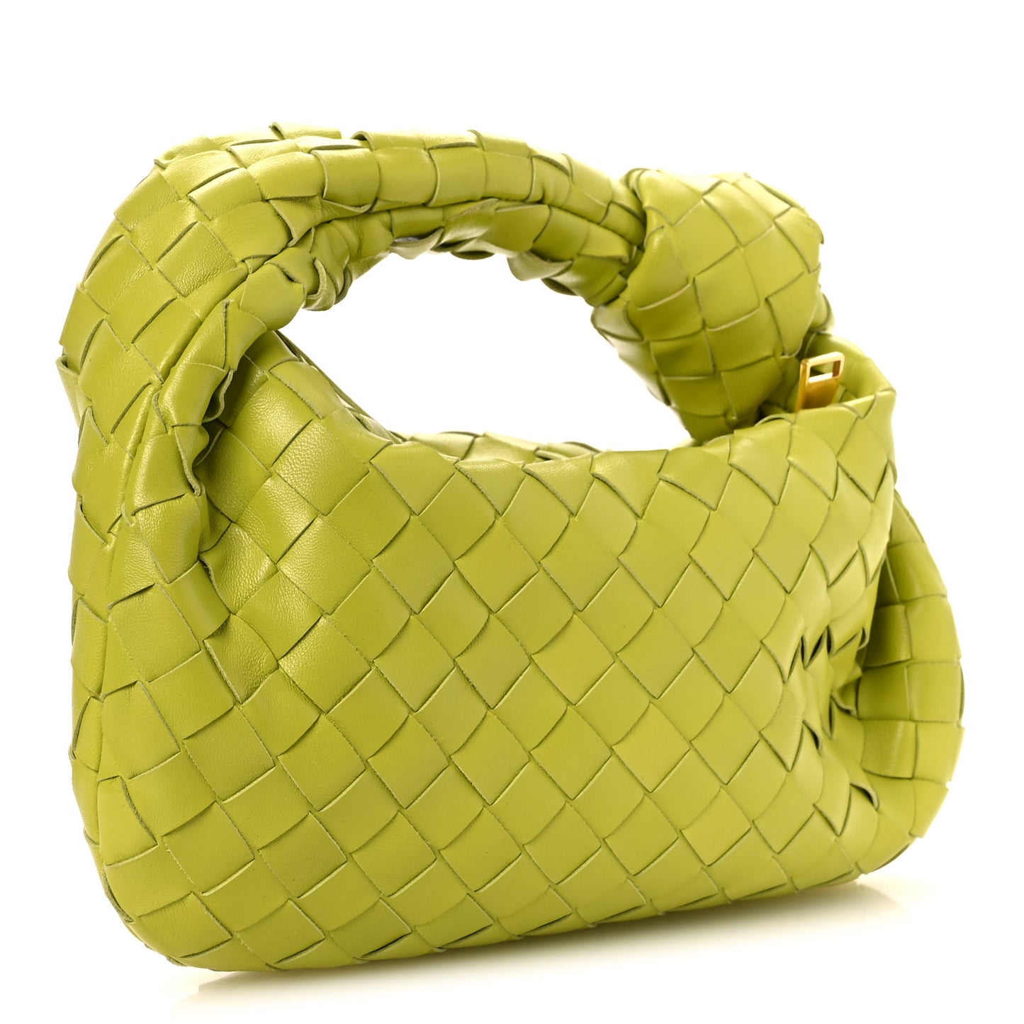 Nappa Intrecciato Mini Jodie Kiwi