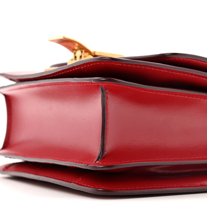 Celine Smooth Calfskin Small Classic Box Flap Bag Red 10 of 12