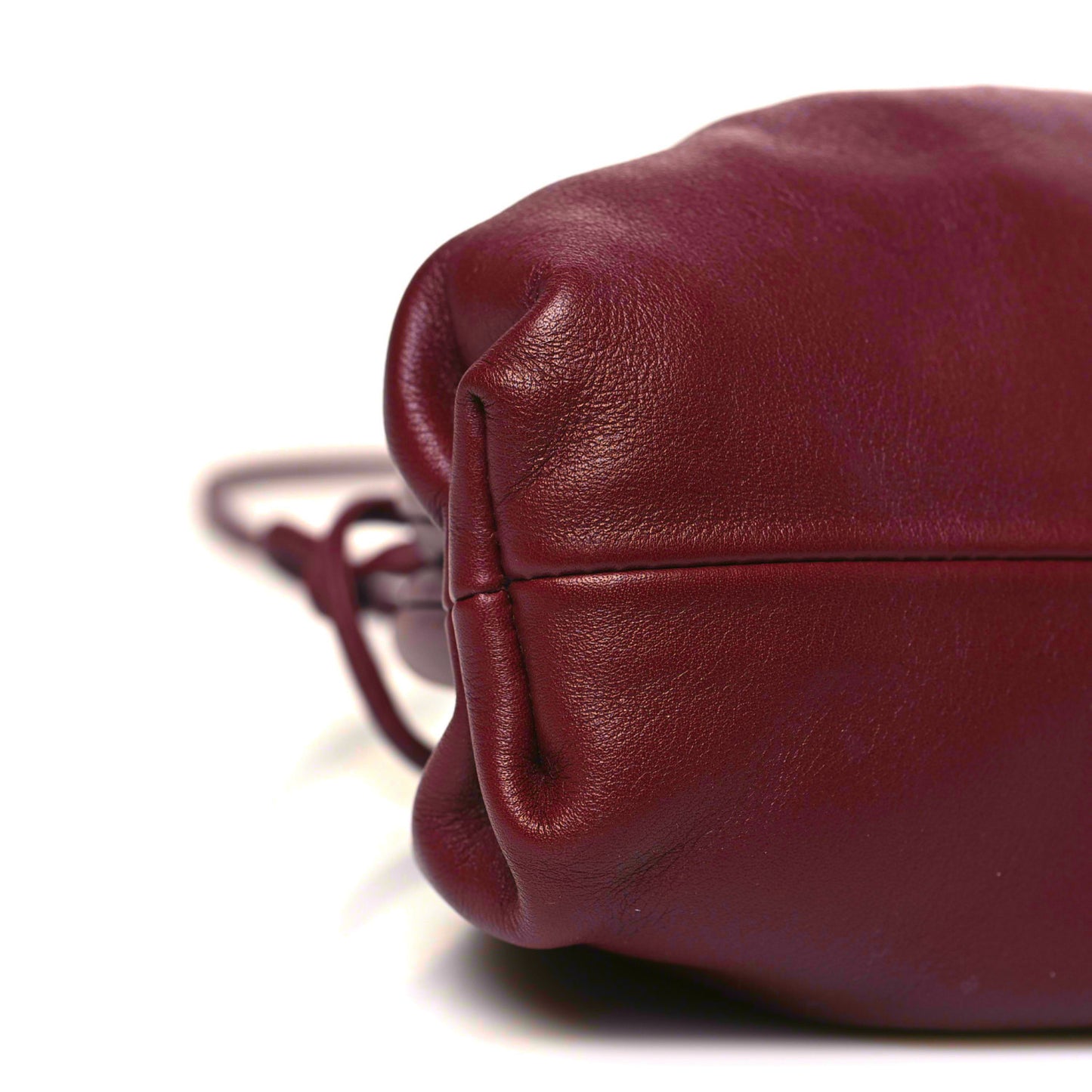 Butter Calfskin The Mini Pouch Bordeaux