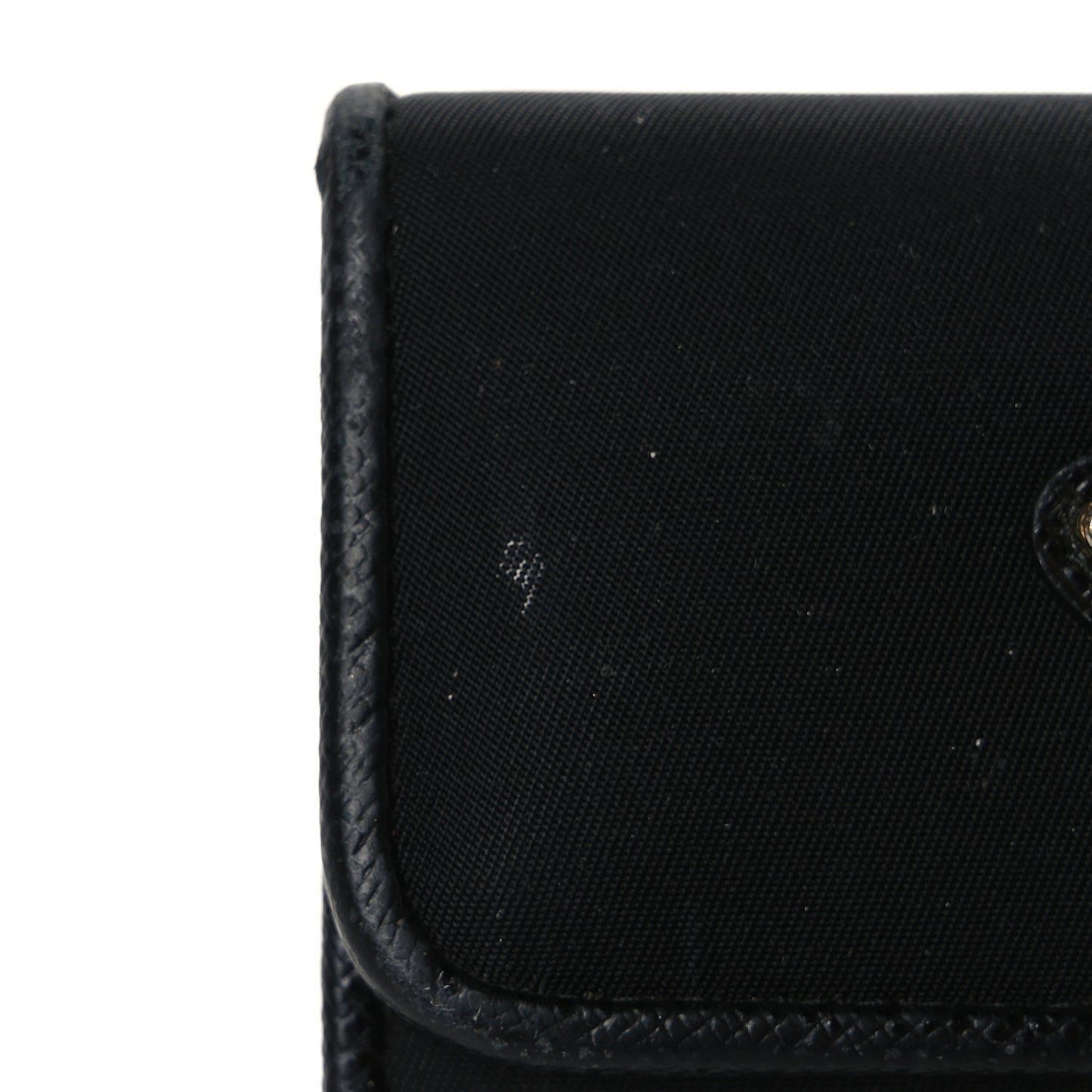 Tessuto Nylon Saffiano 6 Key Holder Black