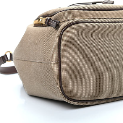 Prada Jacquard Logo Mini Bucket Crossbody Bag Corda Bruciato 8 of 10