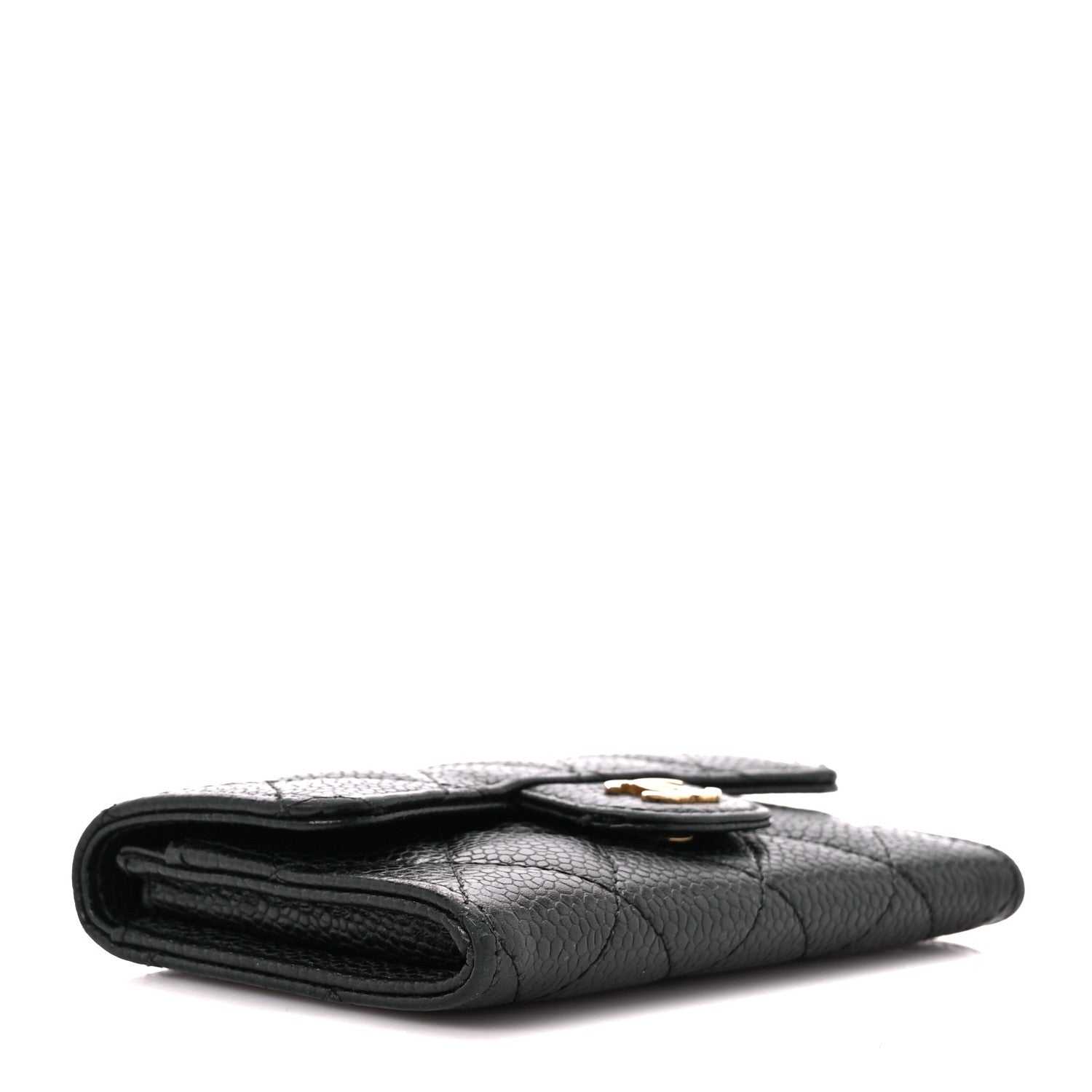 Chanel Caviar Quilted Flap Card Holder Black 4 of 11