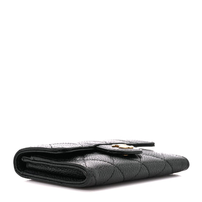 Chanel Caviar Quilted Flap Card Holder Black 4 of 11
