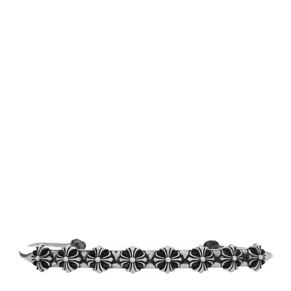 Chrome Hearts Sterling Silver Skinny Multi Cross Cuff Bracelet 1 of 4