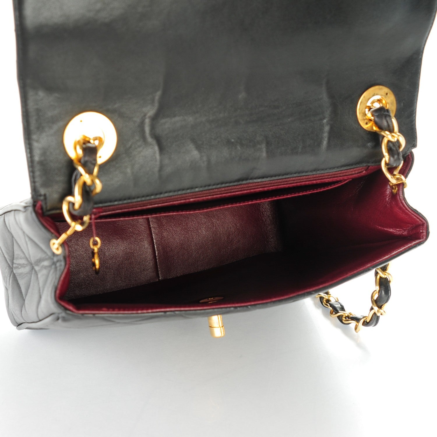 Chanel Lambskin Quilted Shoulder Flap Black 5 of 8