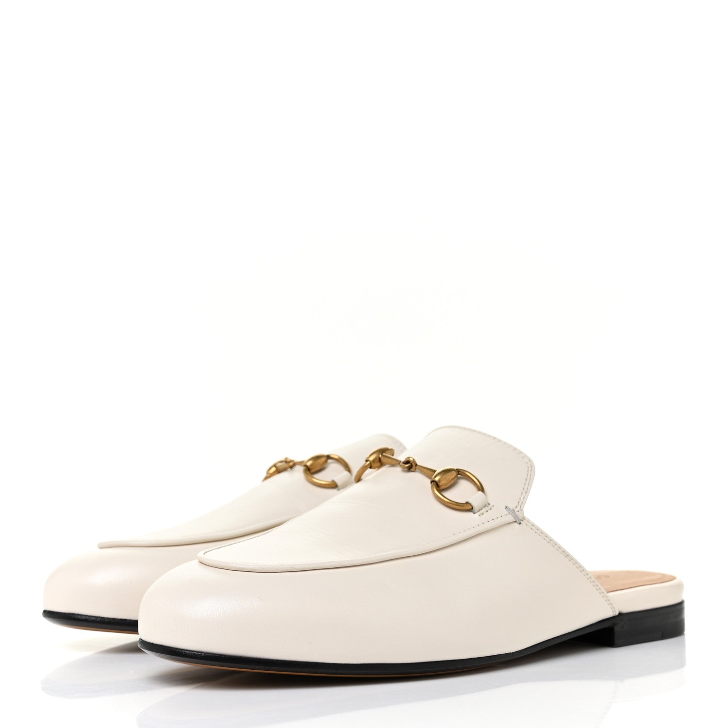 Gucci Malaga Kid Womens Princetown Slippers 36.5 Mystic White 3 of 8