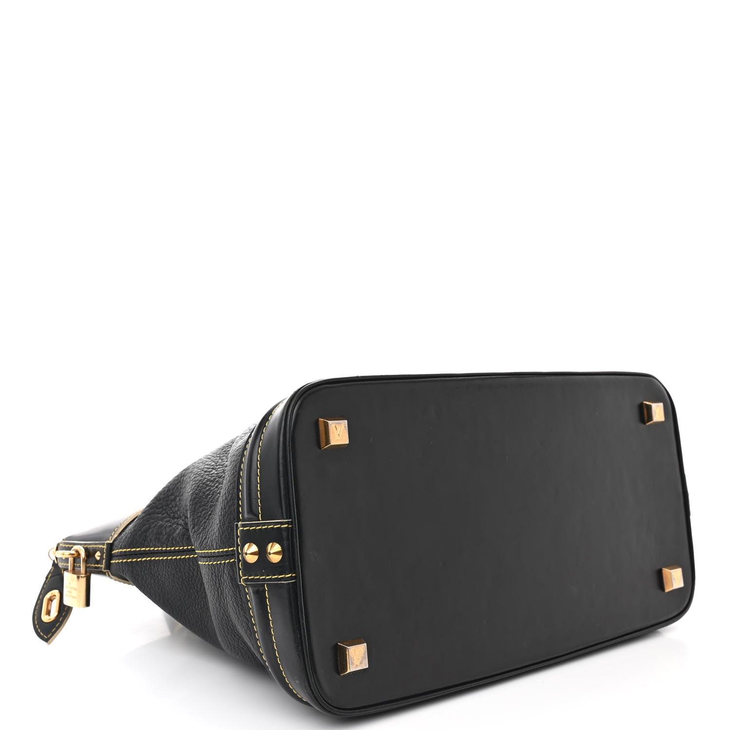 Louis Vuitton Suhali Lockit MM Black 4 of 12